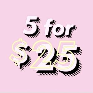 SALE 5 for $25 Clearance 💚5/$25